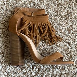 Fringe heels